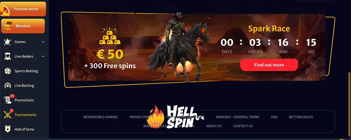 HellSpin Live-turnaukset HellSpin Live-turnaukset